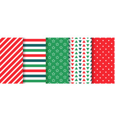 Xmas Backgrounds Seamless Noel Patterns