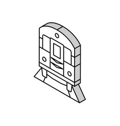 Subway New York Isometric Icon