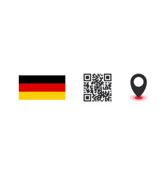 Deutschland Flag Flag Of The Country Qr Code