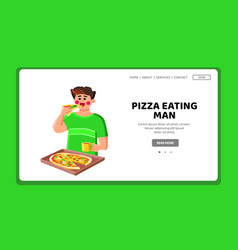 Pizza Eating Man