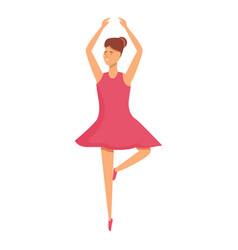 School Ballerina Dance Icon Cartoon