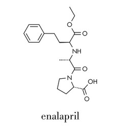 Enalapril High Blood Pressure Drug Molecule