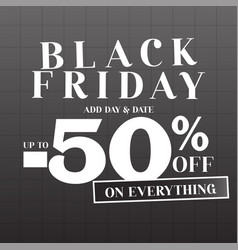 Black Friday Sale Poster Flyer Design