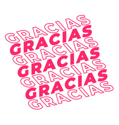 Gracias Text Badge Sign