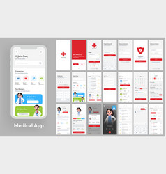 Medical App Ui Kit For Responsive Website