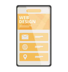 Web Design Plan Icon Cartoon Service