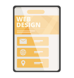 Web Design Tool Icon Cartoon Site Modern