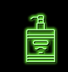 Lotion After Shave Neon Glow Icon