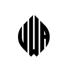 Uwa Circle Letter Logo Design