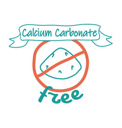 Calcium Carbonate Free Quality Product Sticker