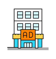 Agency Advertising Color Icon