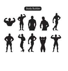 Body Builders Silhouette