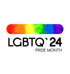 Lgbtq Pride Month Rainbow Logo Symbol Of Pride