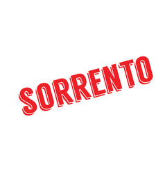 Sorrento Rubber Stamp