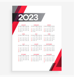 2023 New Year Calendar For Office Desk