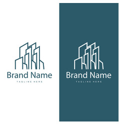 Modern City Building Logo Design Luxurious And