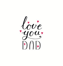 Fathers Day Lettering Quote