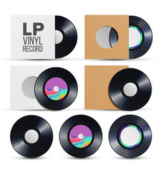 Lp Record Vinyl Cover Plate Mockup