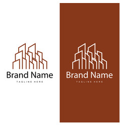 Modern City Building Logo Design Luxurious And