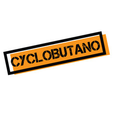 Cyclobutane Stamp In Spanish