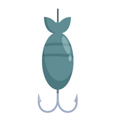 Fishing Double Hook Icon Cartoon Marine