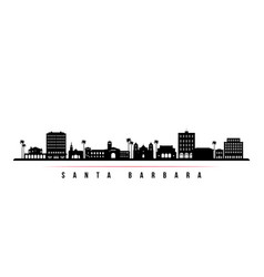 Santa Barbara Skyline Horizontal Banner