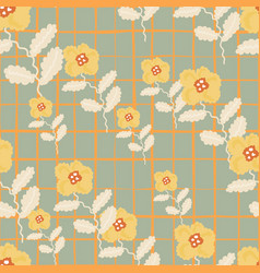 Small Flower Seamless Pattern Abstract Floral