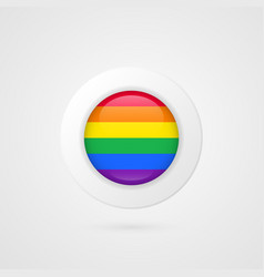 Lgbt Flag Sign Isolated Lesbian Gay Bisexual