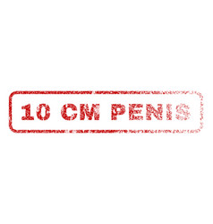 10 Cm Penis Rubber Stamp