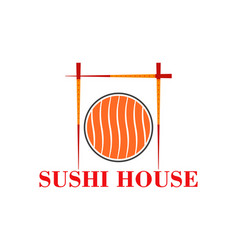 Chopsticks And Sushi Roll House Logo