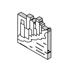 Manhattan New York Isometric Icon