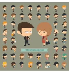 Set Of 50 Business Men And Women