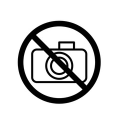 Black Line Icon Photography Is Prohibited