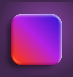 App Icon Glossy Background 3d Button