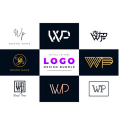 Initial Letters Wp Logo Design Bundle