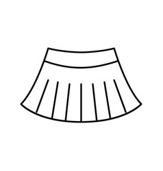 Miniskirt Line Icon