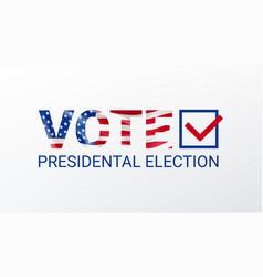 Us Presidential Election Banner