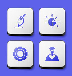 Set Microscope Trigonometric Circle Gear