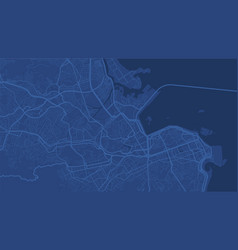 Dark Blue Rio De Janeiro City Area Background Map