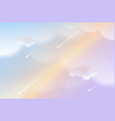 Gradient Pastel Sky Background Design