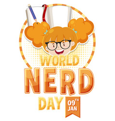 World Nerd Day Banner Design