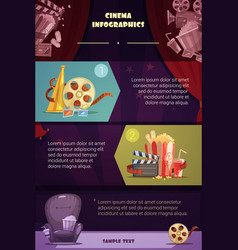 Cinema Infographic Set