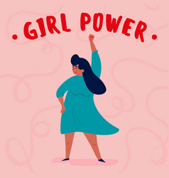 Girl Power Single Strong Empowered Woman