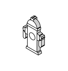 Hydrant Fire Isometric Icon