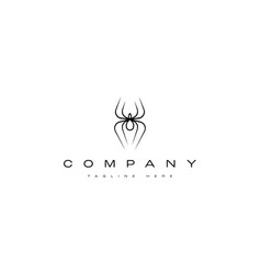 Minimal Spider Line Logo Design