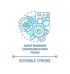 Audit Business Communication Tools Turquoise