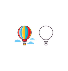 Ballooning Clipart Set