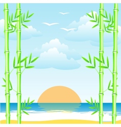 Sea And Bamboo Grove