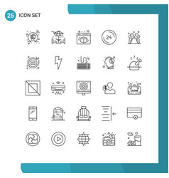 Set 25 Lines On Grid For Ice Contact Us Box