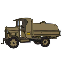 Vintage Military Tank Truck